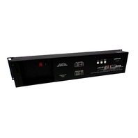 Leitch DTD-5225 RED DIGITAL LARGE LED Time Clock Rack Mount SMPTE/EBU ...