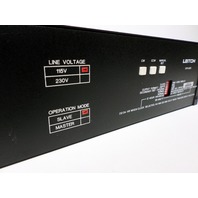 Leitch DTD-5225 RED DIGITAL LARGE LED Time Clock Rack Mount SMPTE/EBU ...
