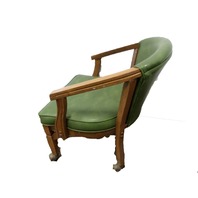 VINTAGE Old Hickory Furniture Company roll around office style chairs