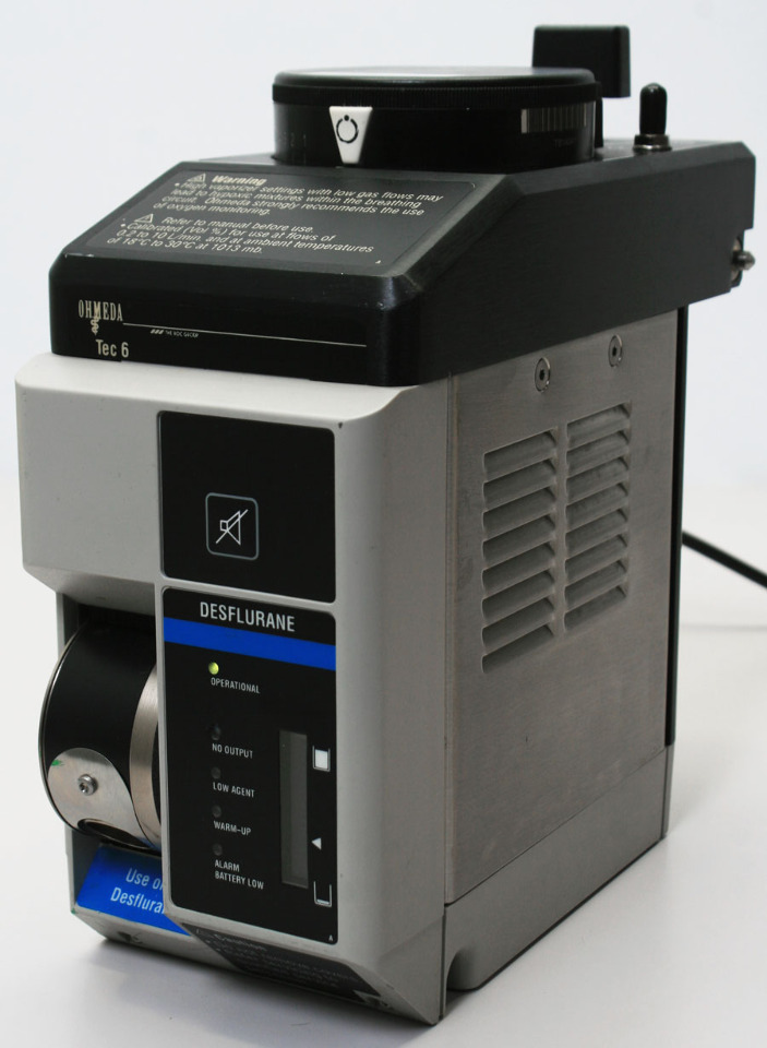 BOC Ohmeda Tec 6 Desflurane Anesthesia Vaporizer