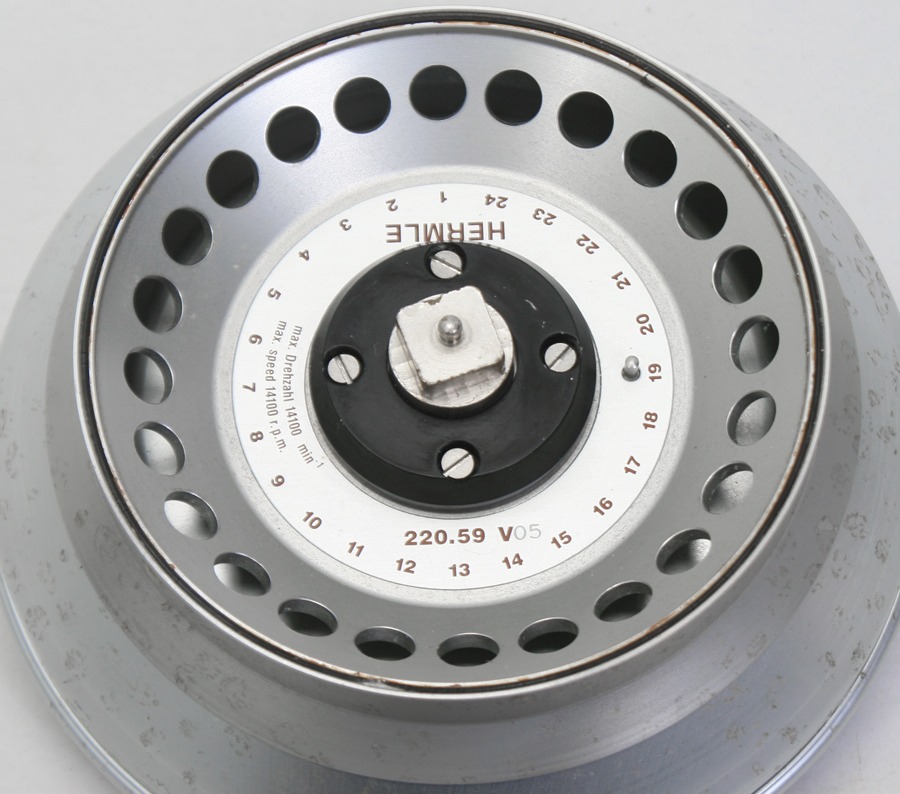 Hermle Fixed Angle Rotor For Z360K Centrifuge 24 x 1.5mL Type 220.59