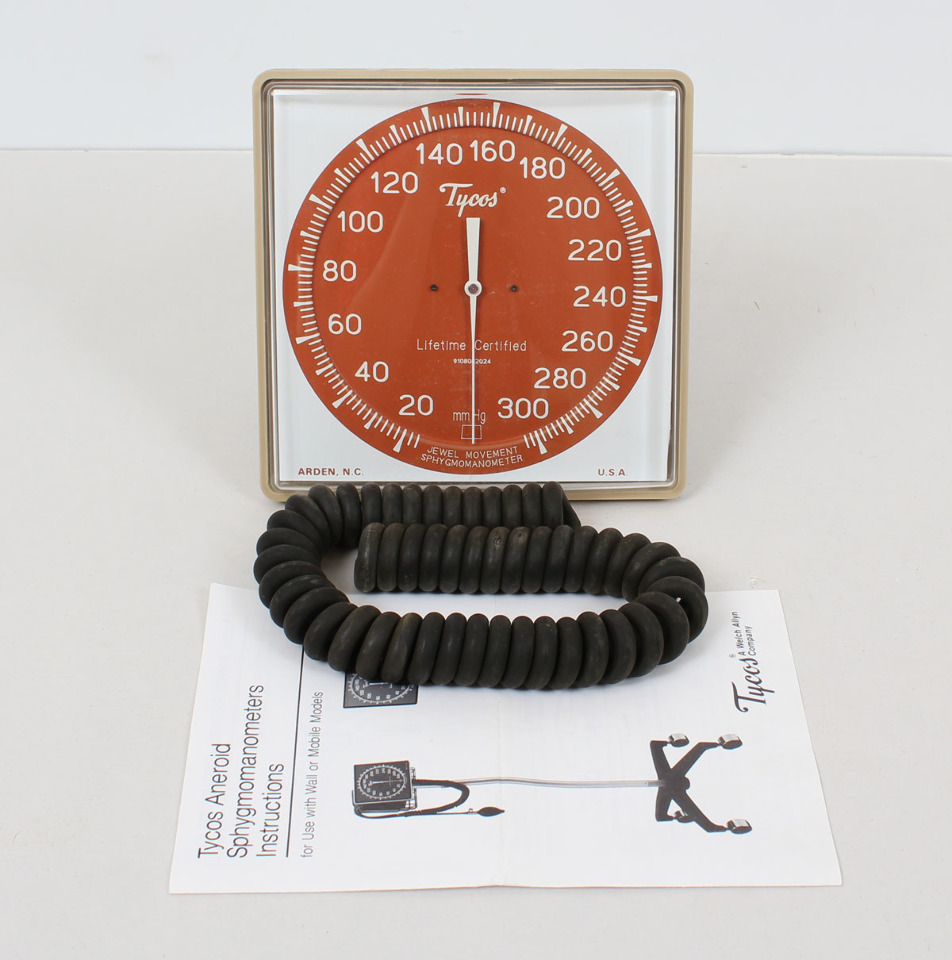 Tycos Welch Allyn 509123 Sphygmomanometer Gauge an 8' Coil Tubing Only