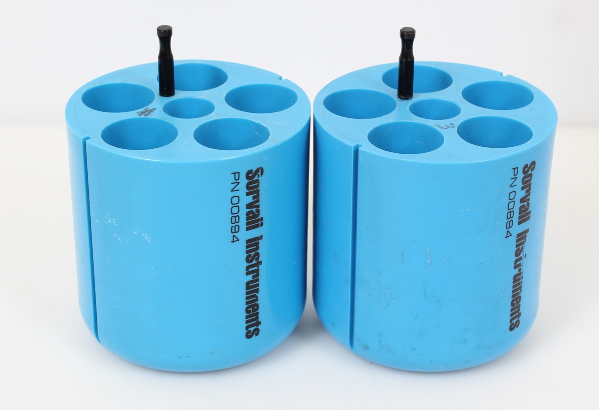 2 Sorvall/ DuPont 00894 Centrifuge Rotor Bucket Adapter SocoTek LLC