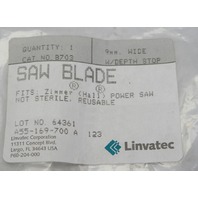 Linvatec 9mm Oscillating Saw Blade 8703 w/ 12mm Depth Stop for Zimmer Hall