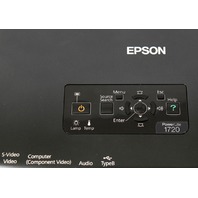 Epson PowerLite 1720 3LCD 3000 Lumen Portable Projector EB-1720 - Only 69 Hours!