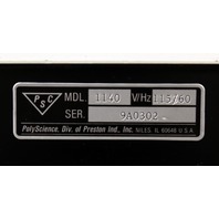 VWR Polyscience 1140 Refrigerated Heating Circulating 6L Water Bath -Tested-