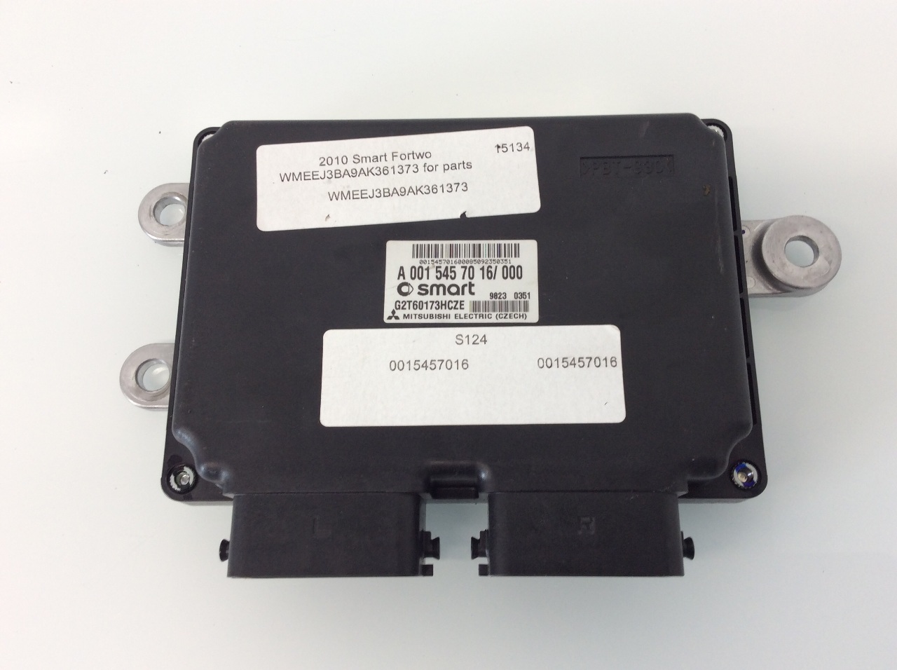 10 11 12 13 14 Smart Fortwo transmission computer module tcm tcu 0015457016