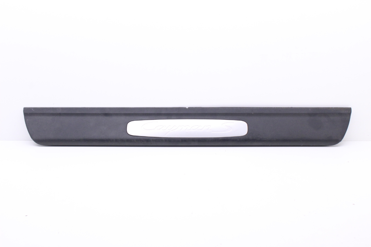 2005-2012 Porsche Cayman Door Sill Entry Molding "Cayman S" - 98755130307 OEM