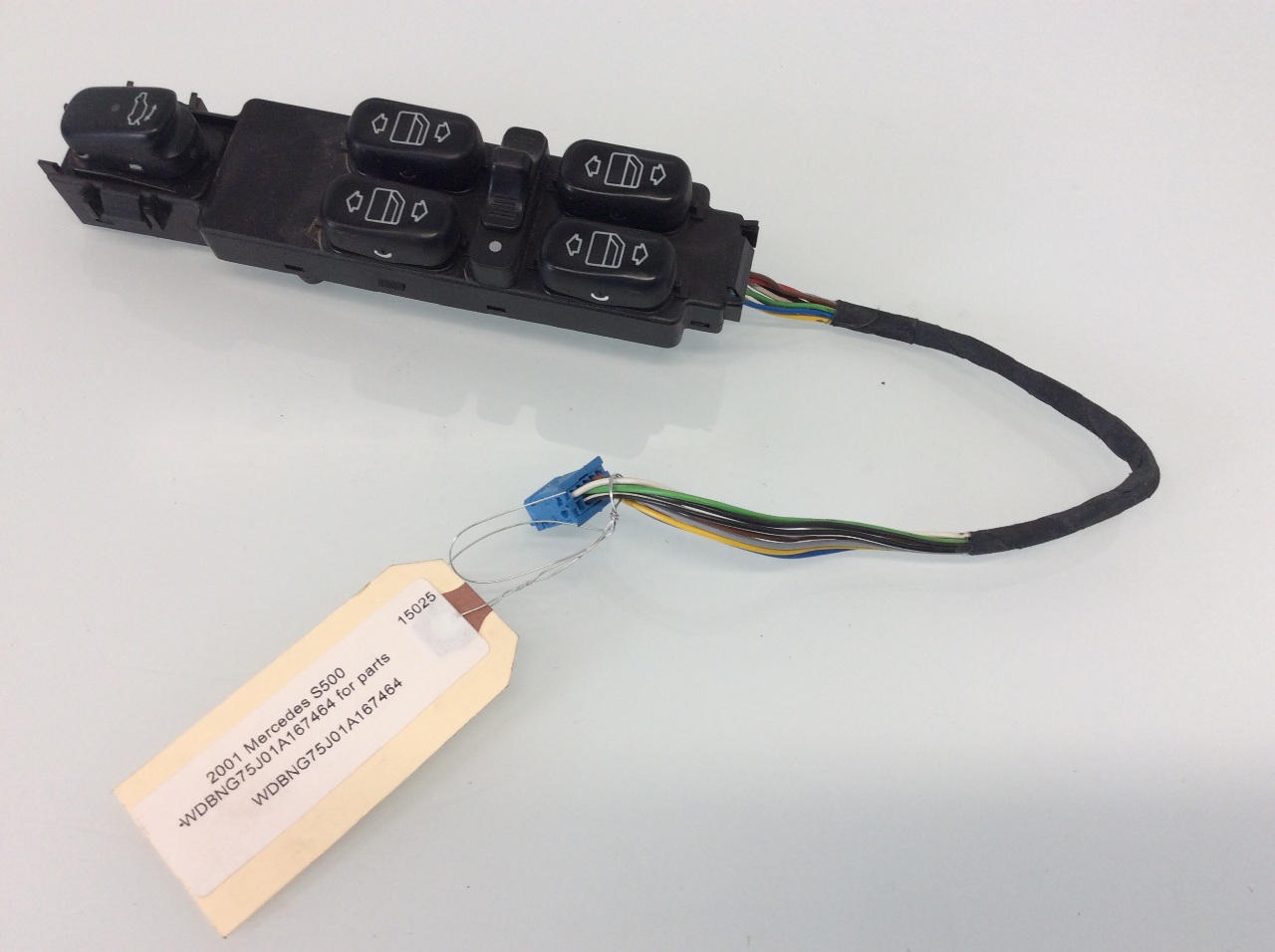 2000 2001 2002 Mercedes S430 S500 Left power window switch 2208217151 OEM