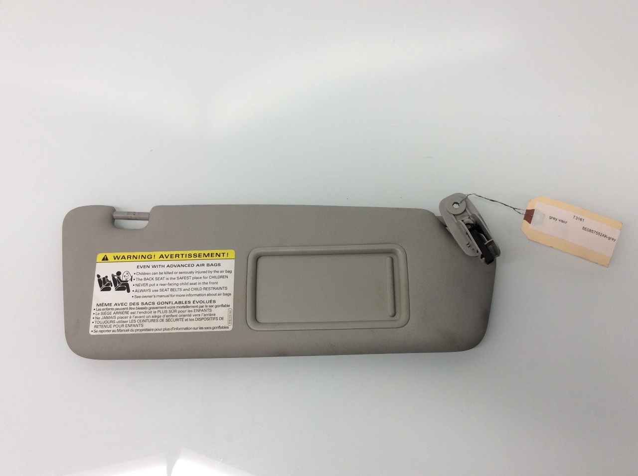 2004 2005 2006 2007 2008 Audi A4 Right Sun Visor 8E0857552AK OEM