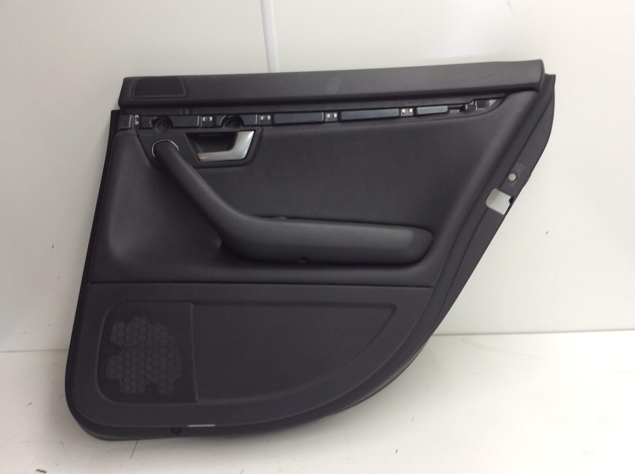 2006 2007 2008 Audi A4 S4 sedan right rear door panel black small scuff OEM