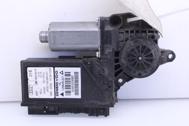 2006-2008 Audi A4 S4 Sedan Left Driver Rear Window Motor 8E0959801E OEM