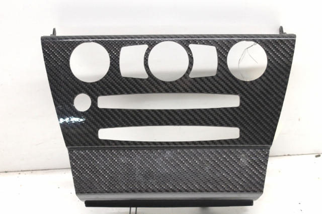 2006 2007 Bmw M6 Carbon Fiber heater climate control dash trim OEM