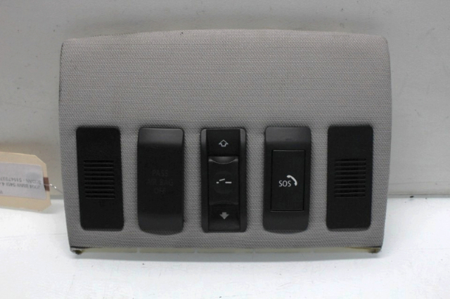 BMW 528i 530i 535i 545i 550i M5 Overhead Switch Panel Cluster Trim 7037685 OEM
