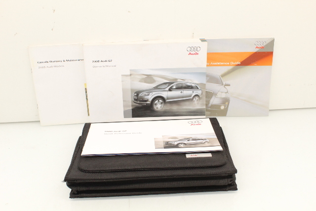 2008 Audi Q7 Owner Manual and Case OEM