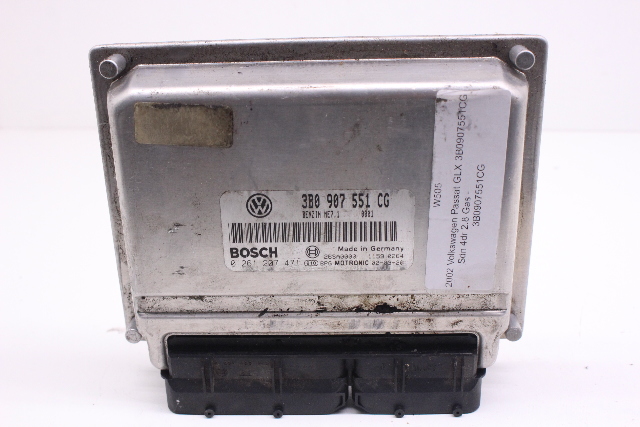 Engine Computer Module ECU ECM DME 2002 Volkswagen Passat GLX Sedan Gas OEM