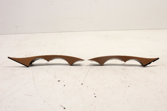 2010-2014 Porsche Panamera Speedo Speedometer Instrument Cluster Trim Pair OEM