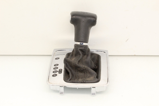 Shifter Chrome Bezel And Shift Boot With Handle 2009 Volkswagen CC Sedan VR6 Sedan Gas 3C1713203F OEM