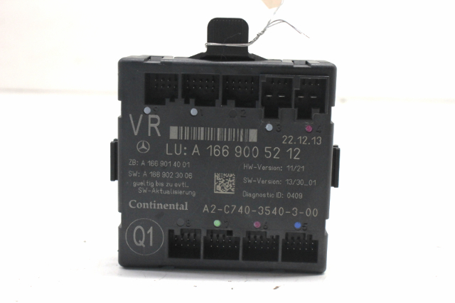 2014 Mercedes Benz GL350 3.0 166 Type Front Right Door Control Module - audit OEM