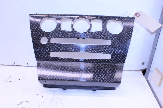 2006 2007 Bmw M6 Carbon Fiber heater climate control dash trim OEM