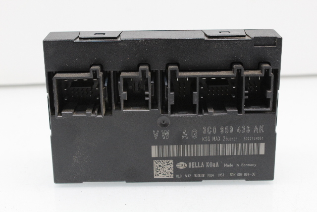 2009 Volkswagen Passat Komfort Sedan Comfort Theft Control Module 3C0959433AK OEM