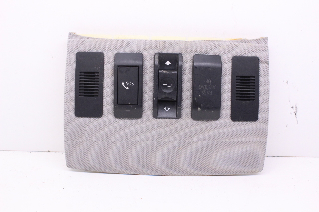 BMW 528i 530i 535i 545i 550i M5 Overhead Switch Panel Cluster Trim 7037685 OEM