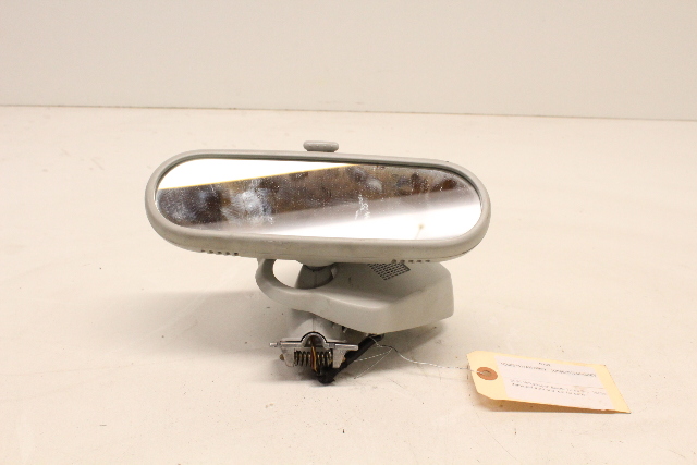 2002 2003 2004 2005 Volkswagen Beetle Rear View Mirror Grey w/Clock 1C0857511AK OEM
