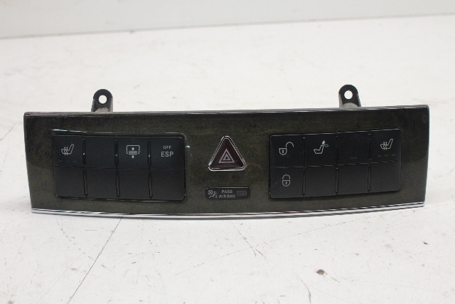 2007 Mercedes Benz C230 Center Dashboard Dash Switch Bank 2038709710 OEM