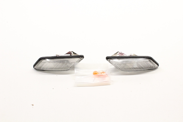 1999 2000 2001 2002 BMW Z3 Clear Side Marker Light Pair Clear 63132493614 OEM