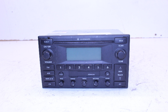 Volkswagen Golf Jetta Passat Stereo Radio Receiver Cassette CD Player 3B7035180 OEM