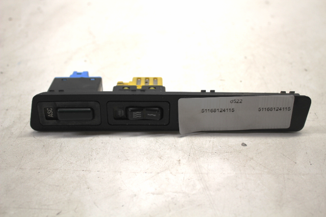 1994 BMW 840Ci Left ASC Heated Seat Switch Panel 51168124115 OEM