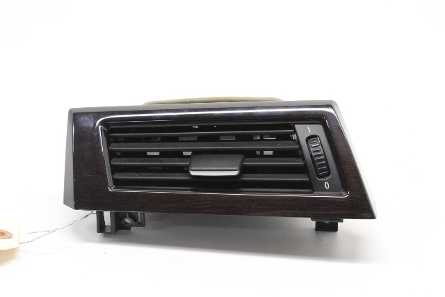 2008-2010 BMW 528i 535i 550i Left Dashboard Air Vent With Wood Bezel Trim 51456989861 OEM