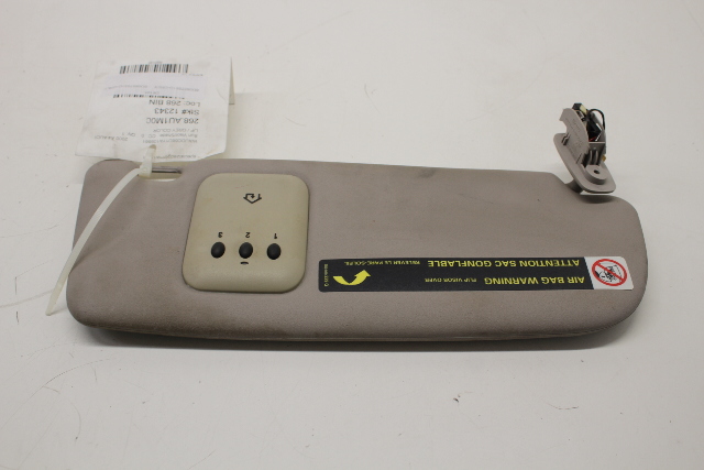 2000 2001 2002 Audi A4 S4 Left Side Sun Visor 8D0857551G OEM