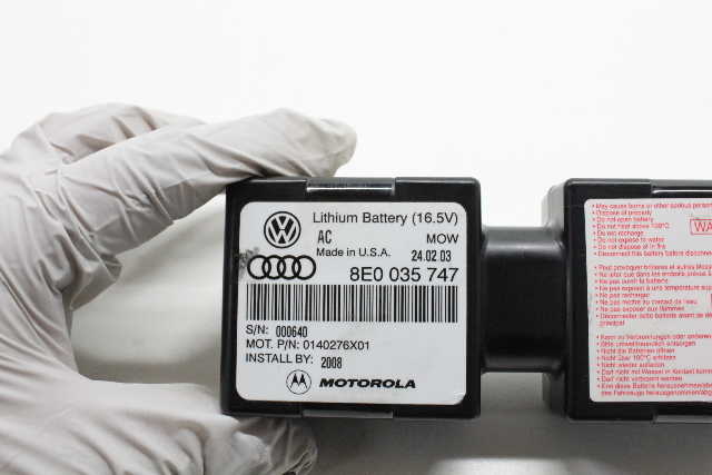 2002 2003 2004 2005 Audi A4 A8 Auxiliary Lithium Battery 8E0035747 | eBay