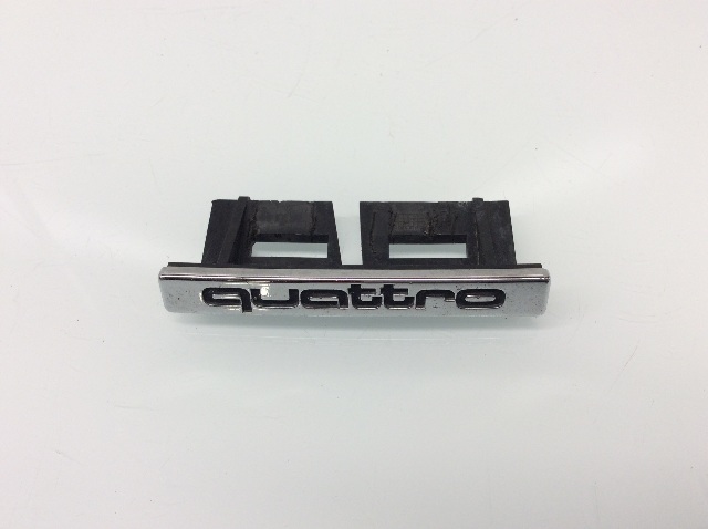 2005 2006 2007 2008 2009 Audi A4 "Quattro" Emblem Name Badge 8E0853736B OEM