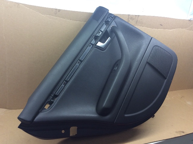 2006 2007 2008 Audi A4 left rear door panel black 8E0867305E OEM