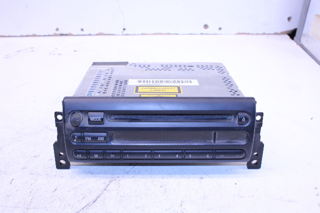 2003 Mini Cooper 2dr HB 1.6 R50 Am FM CD Radio Receiver 65126927904 OEM