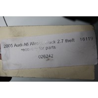 2001 2002 2003 2004 2005 Audi Allroad 2.7 2.7L Air Cleaner Box 078133837BR