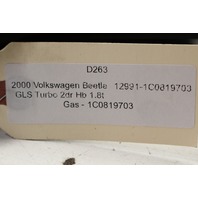 2000 Volkswagen Beetle GLS Turbo Hatchback Left Air Vent 1C0819703 OEM