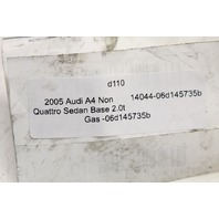 2005 Audi A4 B6 Non Quattro Sedan Base Turbo Oil Return Line 06D145735B