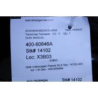1998 1999 Audi A4 Volkswagen Passat 1.8L FWD 5 Speed Manual Transmission OEM
