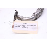 2001 Audi A6 Quattro Sedan Base 2.7t Gas Left Turbo Oil Return Hose Line 078145735D