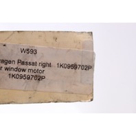 Right Front Window Motor 2007 Volkswagen Passat Sedan Gas 1K0959702P OEM