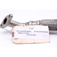 2001 Audi S4 Sedan Base 2.7t Gas Right Turbo Oil Return Hose 078145736B
