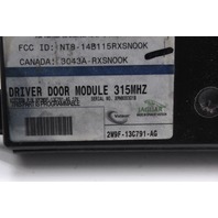 Driver Left Side Door Module 2007 Jaguar Xj8 Vanden Plas 4.2L 2W9F-13C791-AG OEM