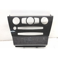 2006 2007 Bmw M6 Carbon Fiber heater climate control dash trim OEM