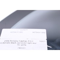 2006-2012 Porsche Cayman 987 Right Quarter Glass 98754311202 OEM