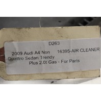 2009 Audi A4 Non Quattro Sedan Trendy Plus 2.0t Air Cleaner Upper Half