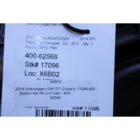 2014 Volkswagen Golf GTI 2.0 6 Speed Automatic Transmission