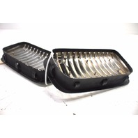 1999 2000 2001 BMW 740i Front Bumper Grille Pair Set Chrome Aftermarket